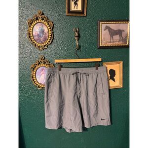 Nike Gray Athletic Shorts Sz XL
